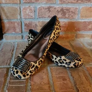Calvin Klein Lainey Leopard Flats